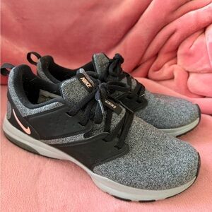 Nike Black and Gray Running Shoes